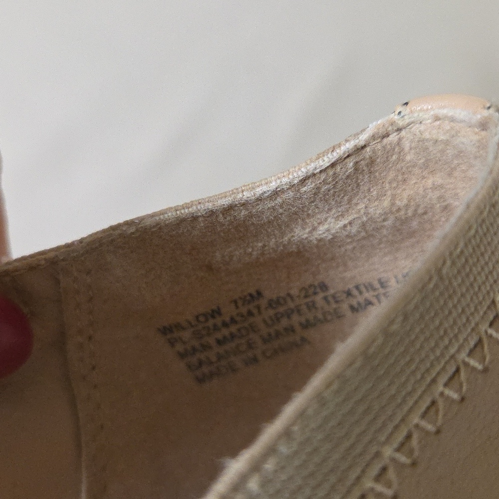 FRYE AND CO. Willow Ballet Flats Tan Espadrille Trim Bow Detail Women's  7.5 M - Picture 7 of 7